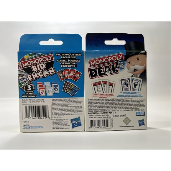 Travel Card Games 4 Pack - Monopoly, Trivial Pursuit, Family Charades *Read* - Picture 3 of 11